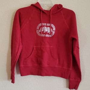Eckored hoodies. Red & white.